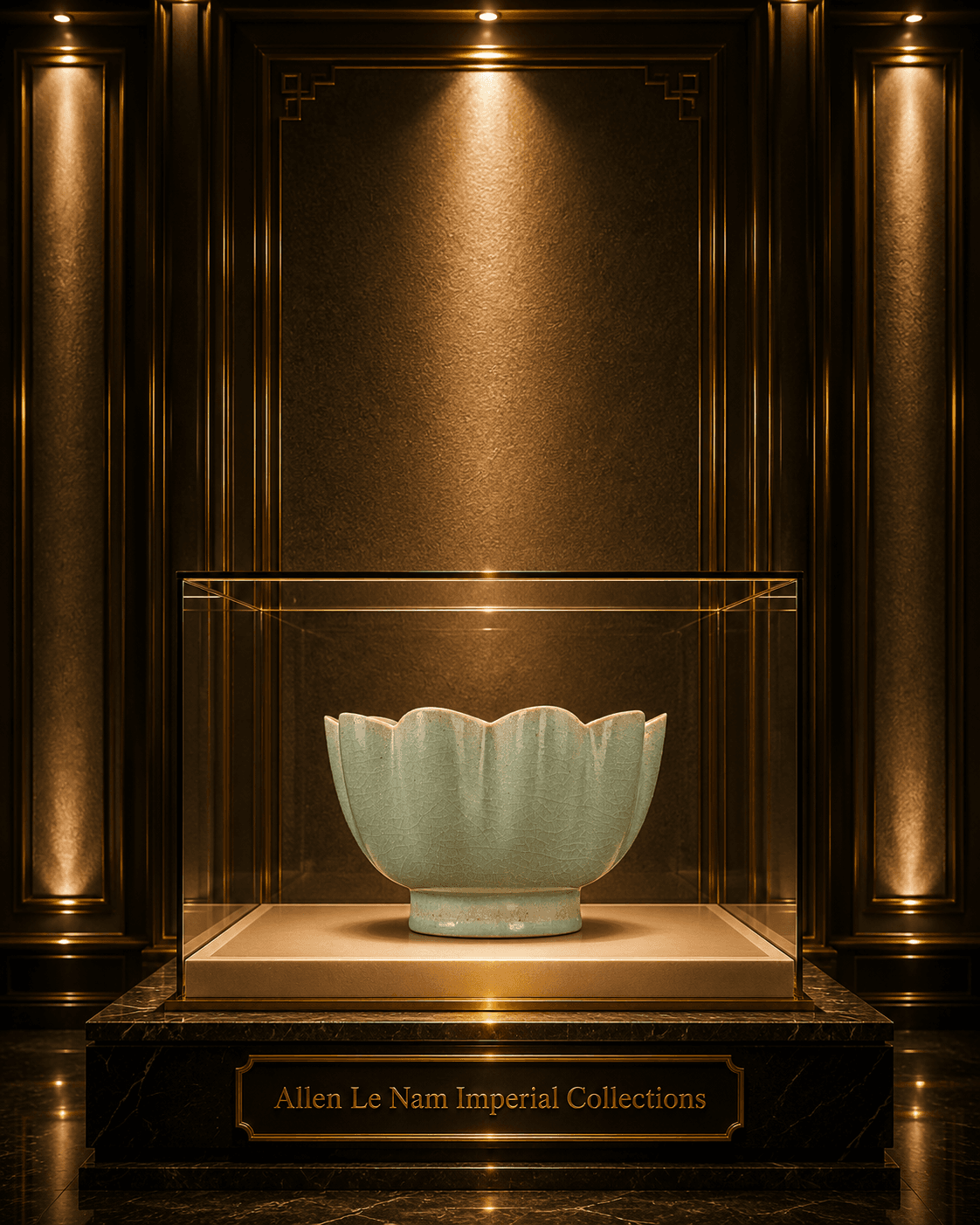 Imperial Ru Ware Flower-Shaped Bowl
