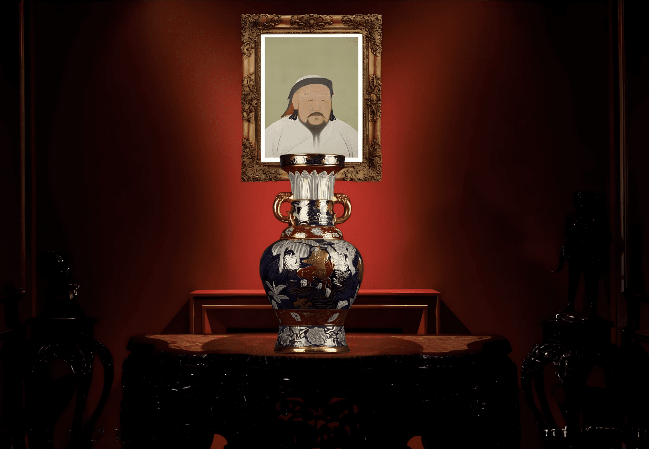 Imperial Yuan limited edition large vase