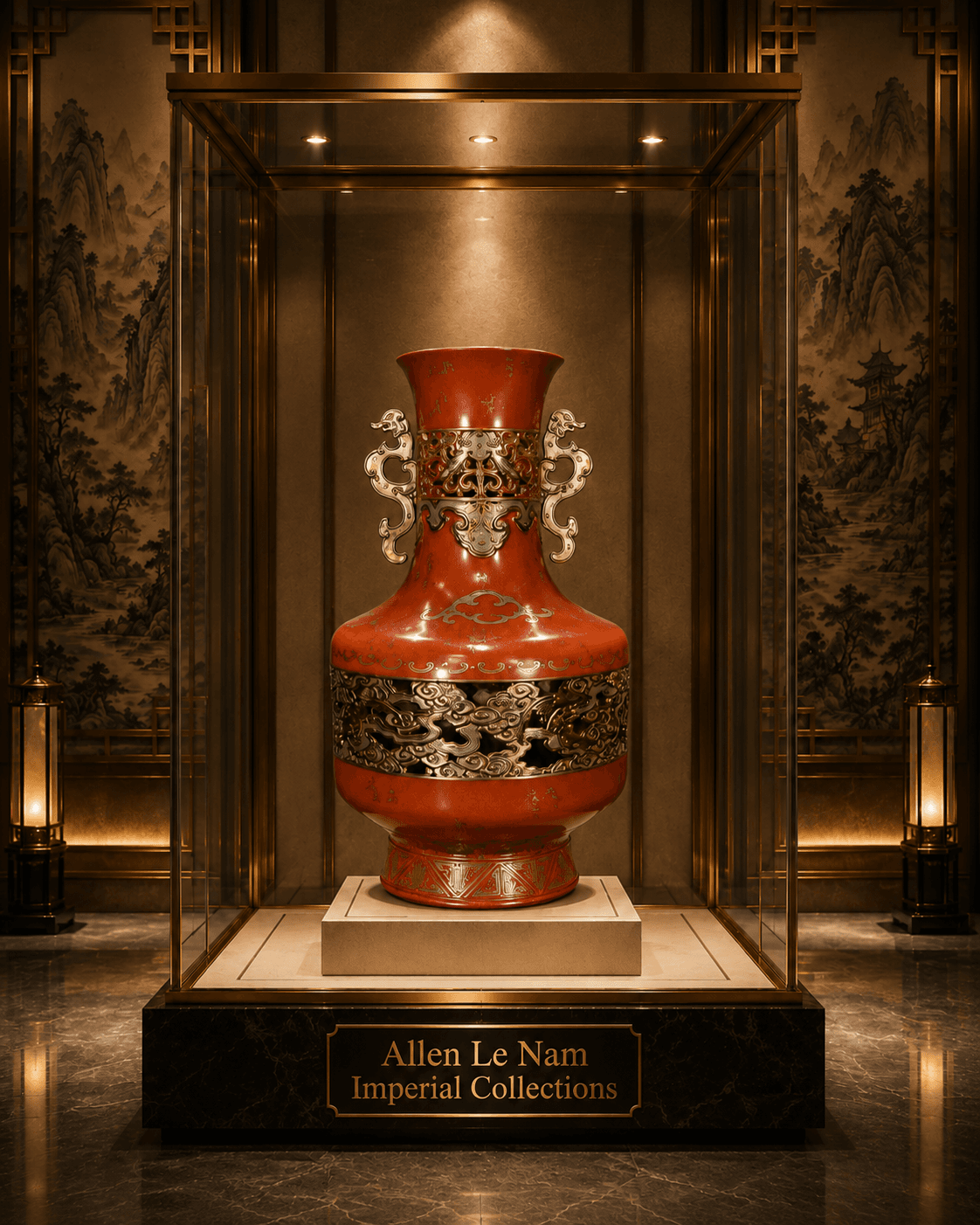 Tang Ying's Imperial Masterpiece Revolving Vase